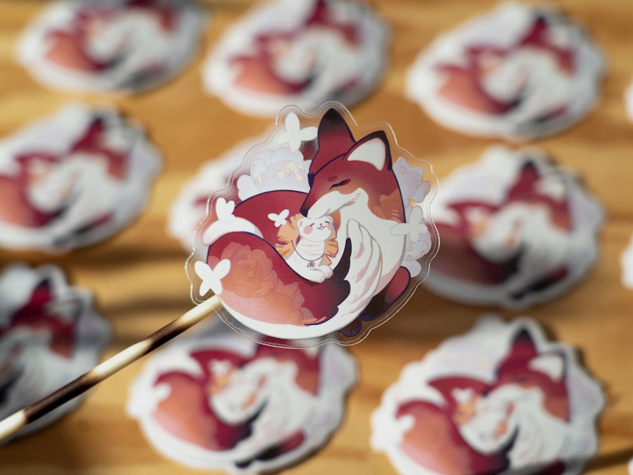 Ferret & Fox Hualian Clear Sticker