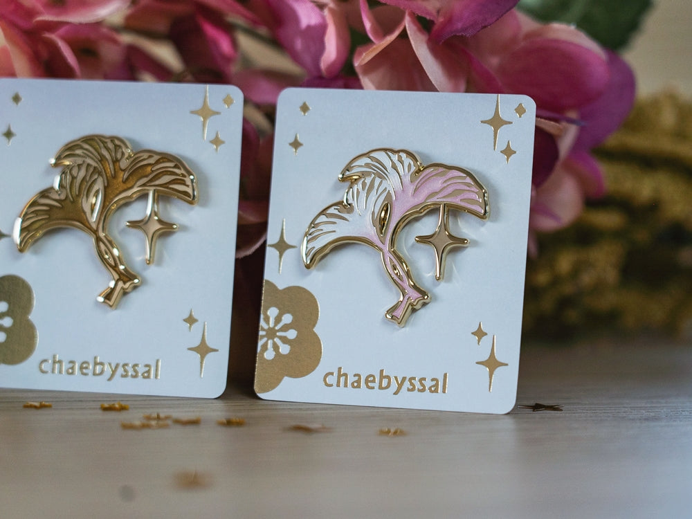 Starry Ginkgo - Enamel Pins