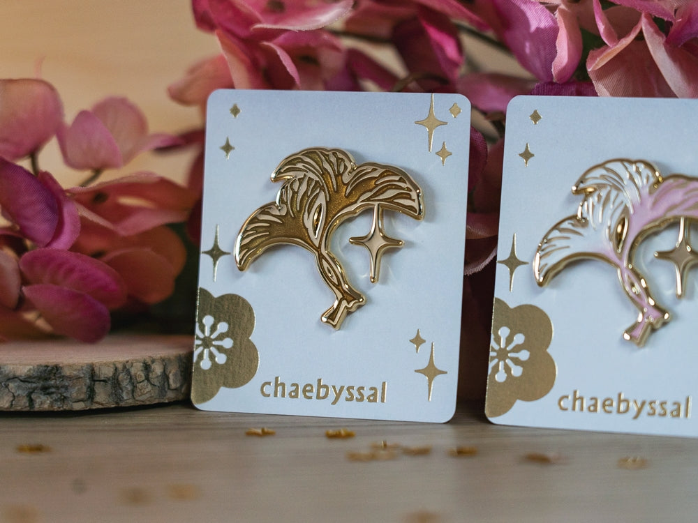 Starry Ginkgo - Enamel Pins