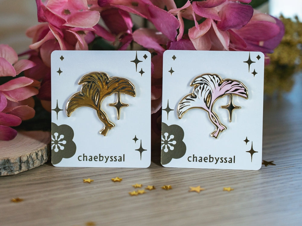 Starry Ginkgo - Enamel Pins