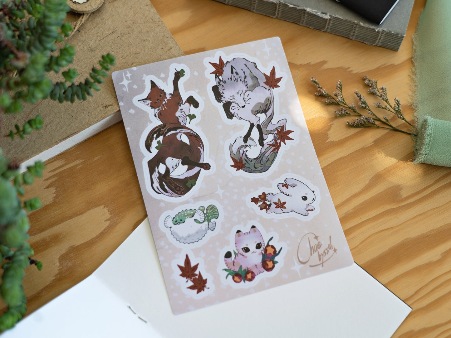 Animal Collection - A6 Sticker Sheets