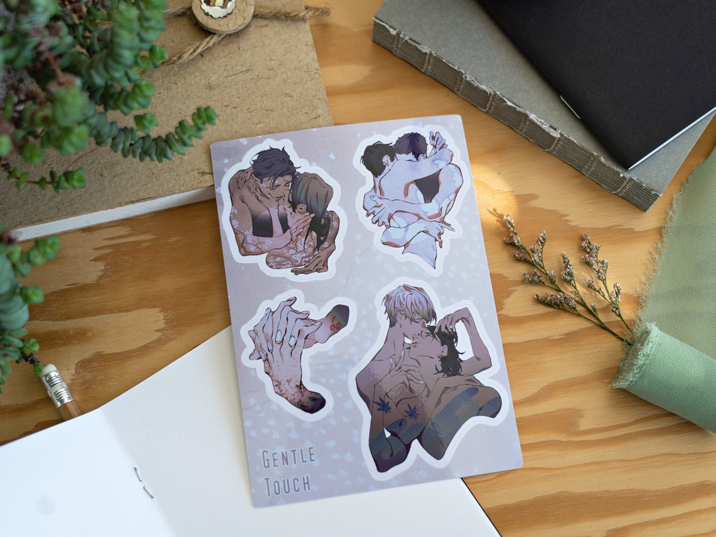 Gentle Touch - A6 Sticker Sheets