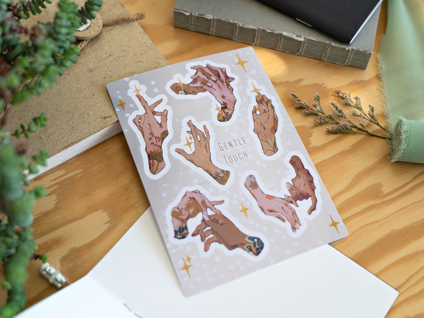 Gentle Touch - A6 Sticker Sheets