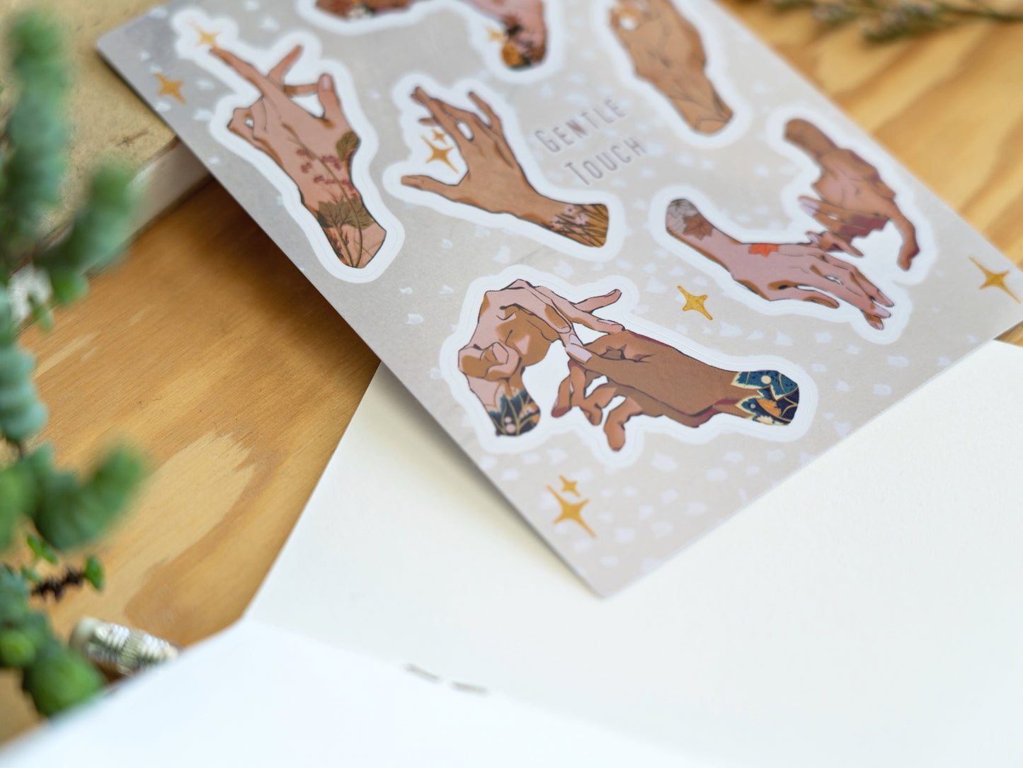 Gentle Touch - A6 Sticker Sheets