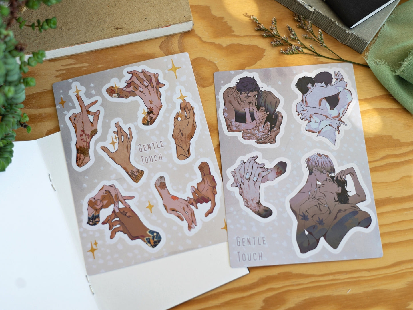 Gentle Touch - A6 Sticker Sheets