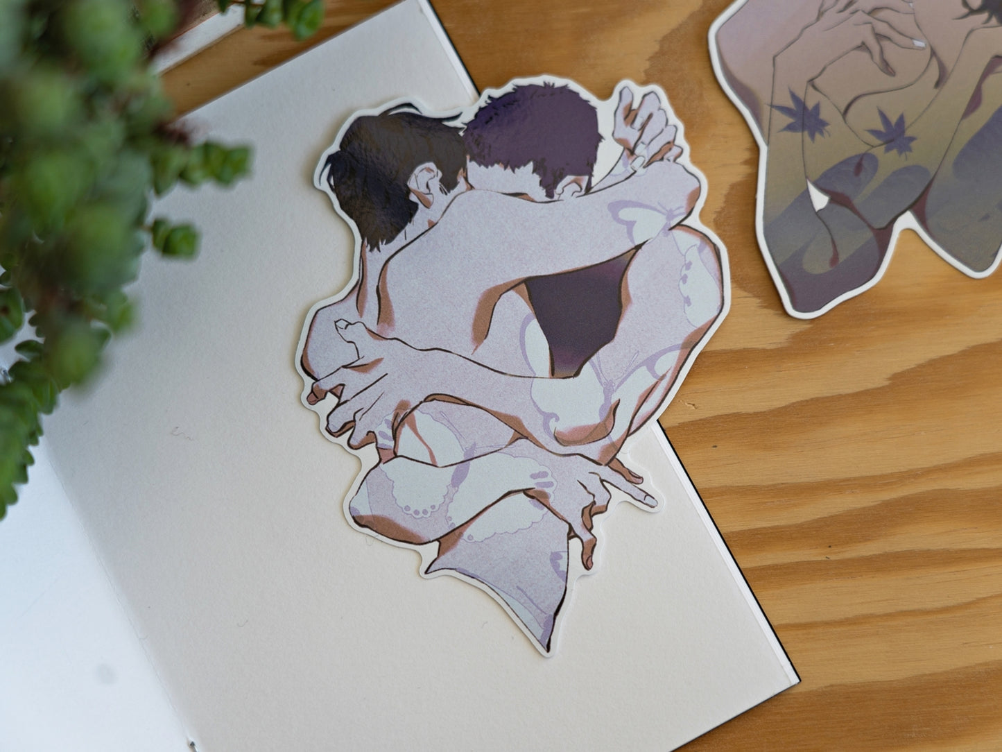 Gentle Touch Vinyl Sticker