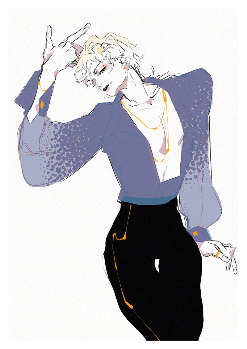 Purple - Art Print