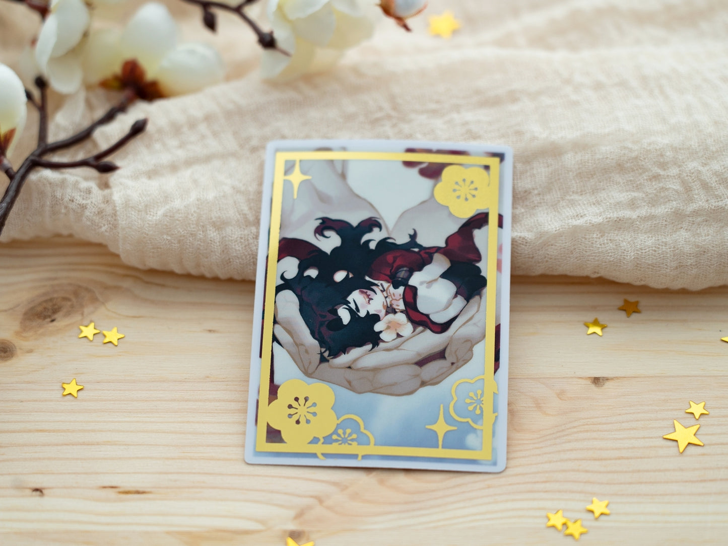 Hong-er - Gold Foil Sticker