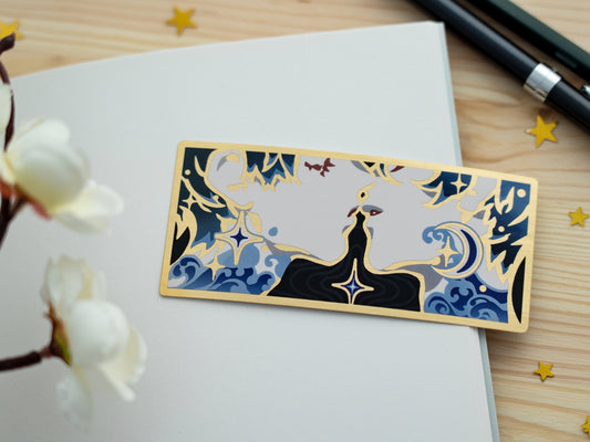 Oceans Kiss - Brushed Gold Sticker