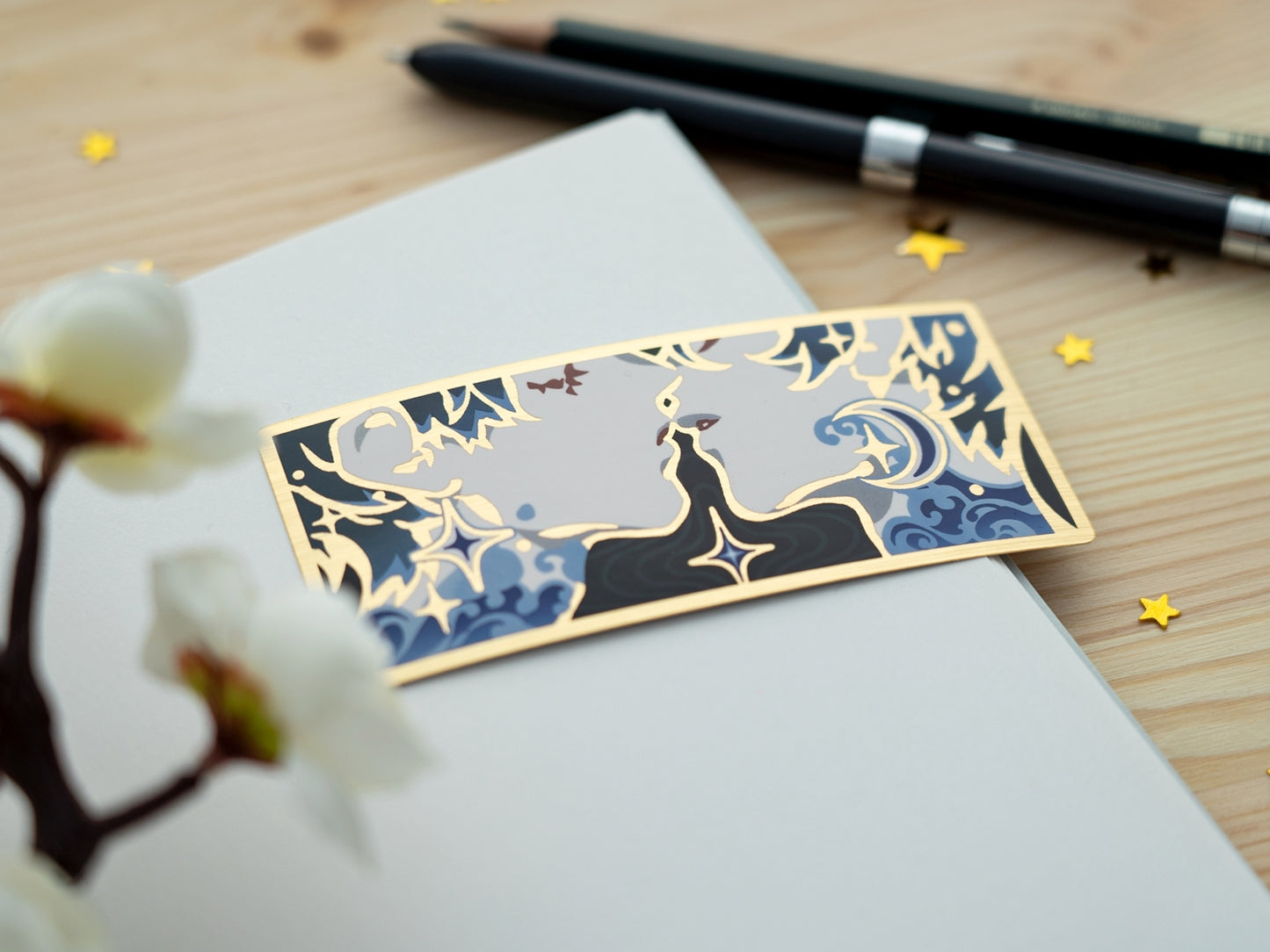 Oceans Kiss - Brushed Gold Sticker