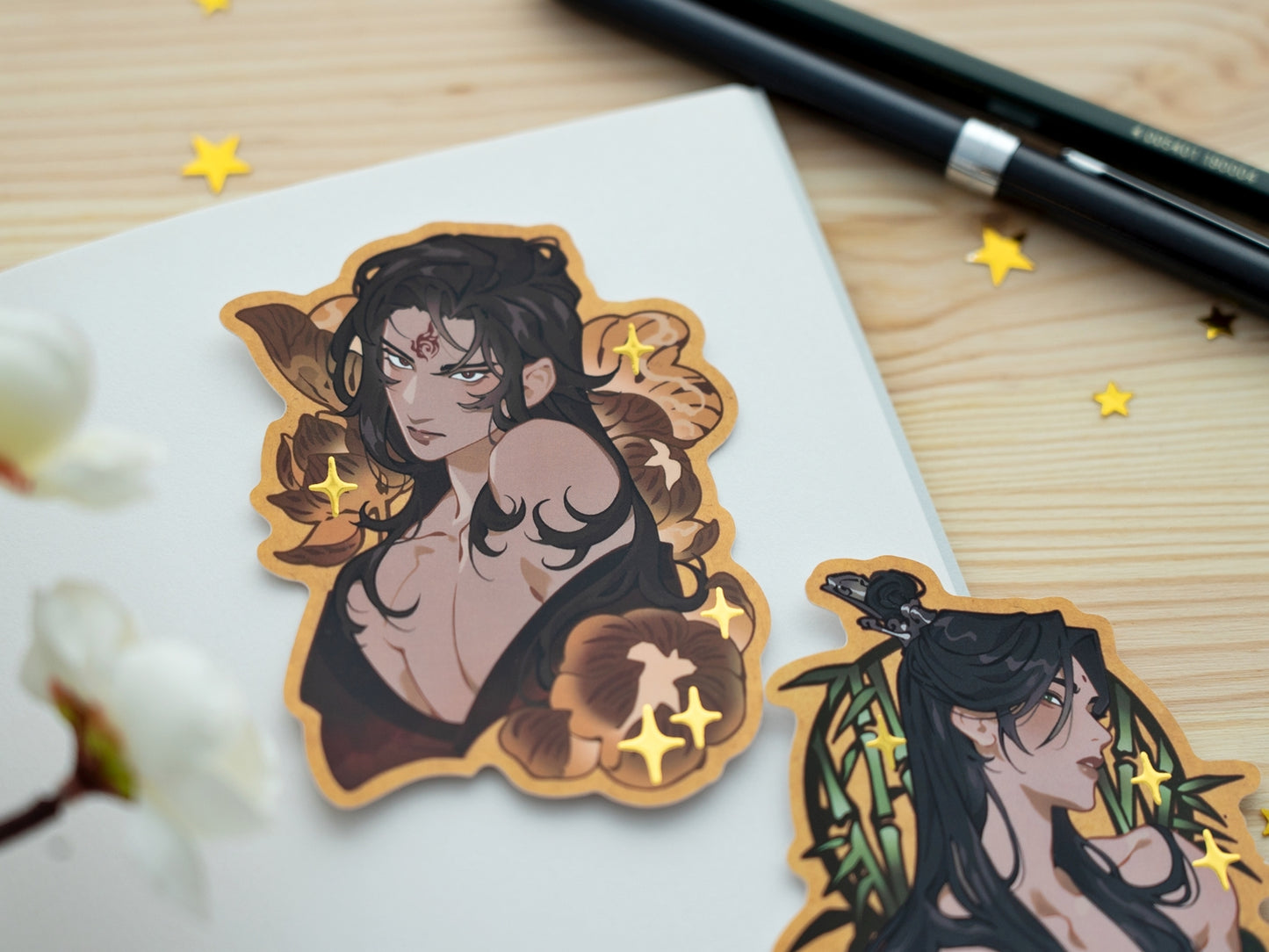Bingqiu - Raised Foil Sticker Set