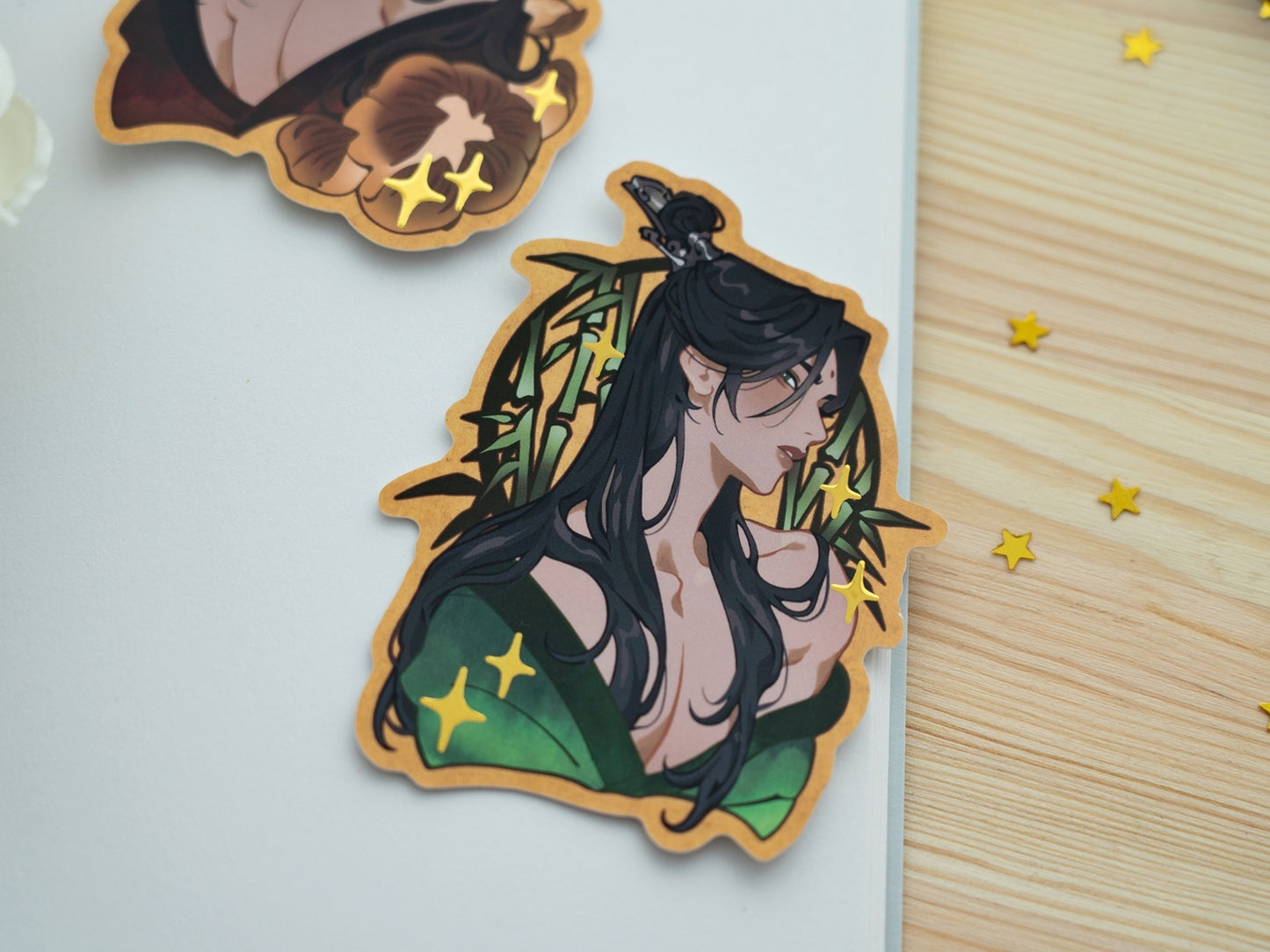 Bingqiu - Raised Foil Sticker Set