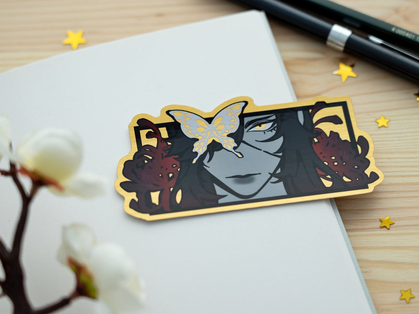 Hua Cheng - Brushed Gold Sticker