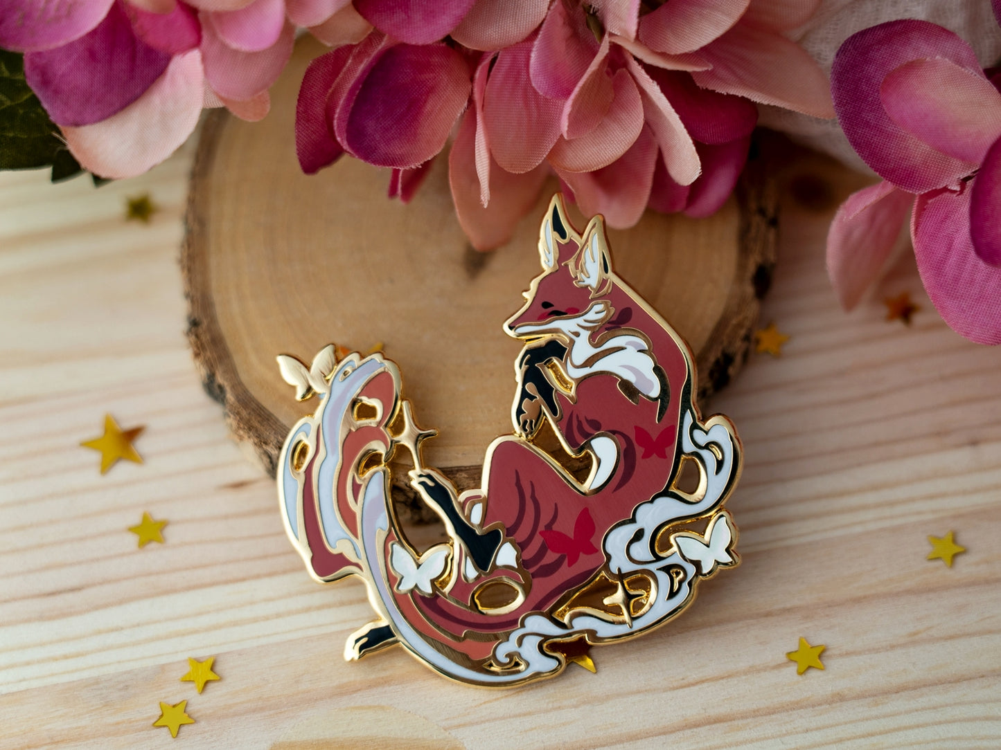 Stoat & Fox - Enamel Pins
