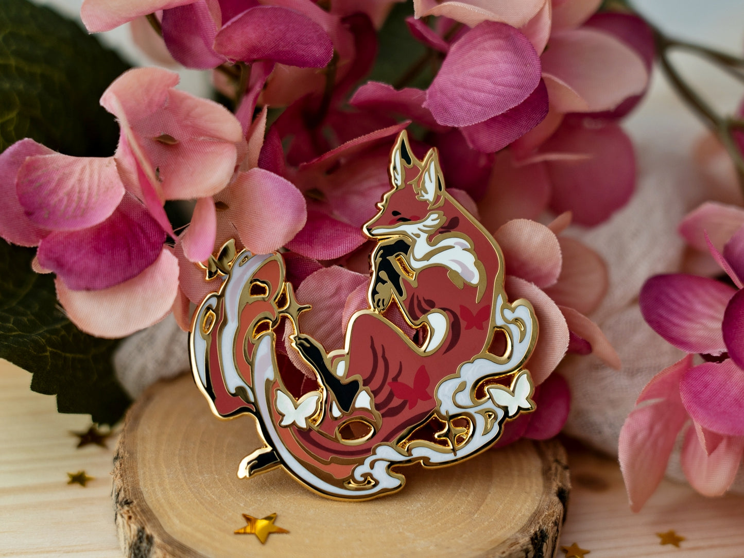 Stoat & Fox - Enamel Pins