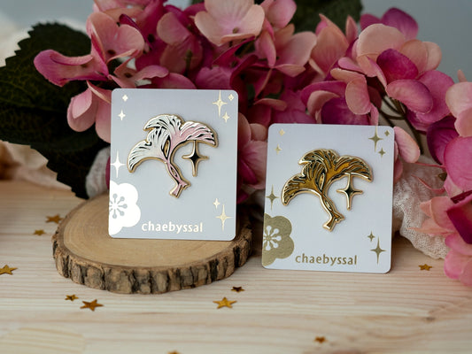 Starry Ginkgo - Enamel Pins