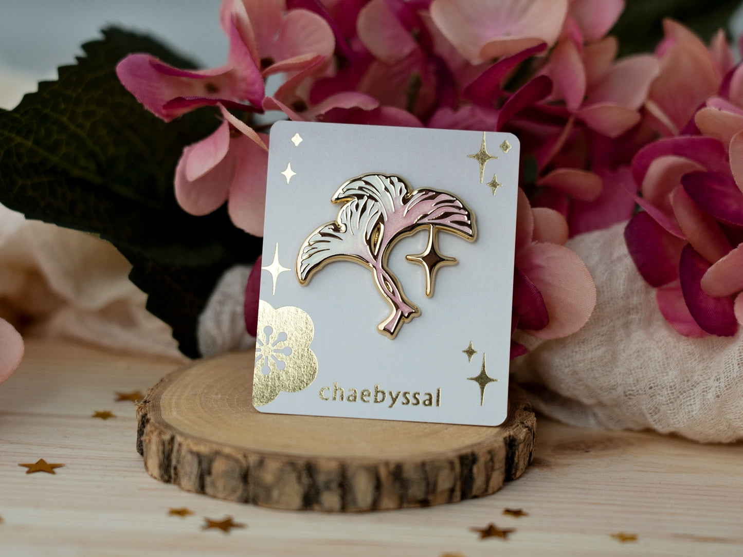 Starry Ginkgo - Enamel Pins