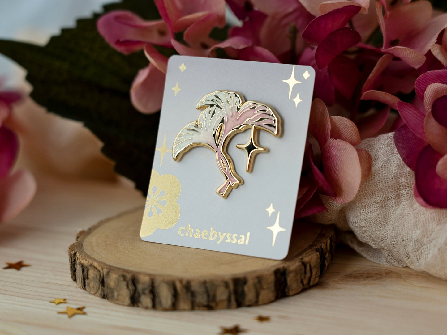 Starry Ginkgo - Enamel Pins