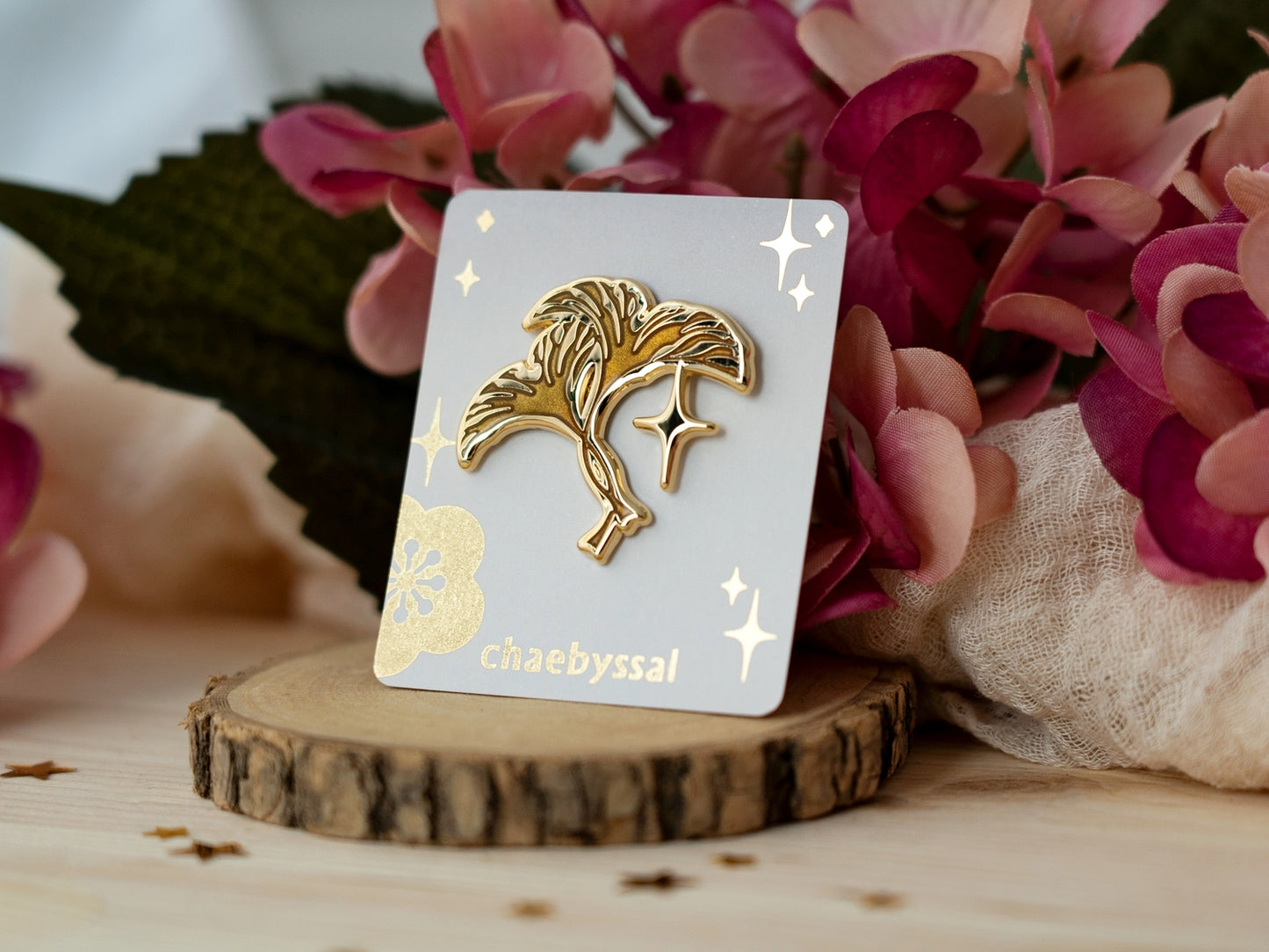 Starry Ginkgo - Enamel Pins
