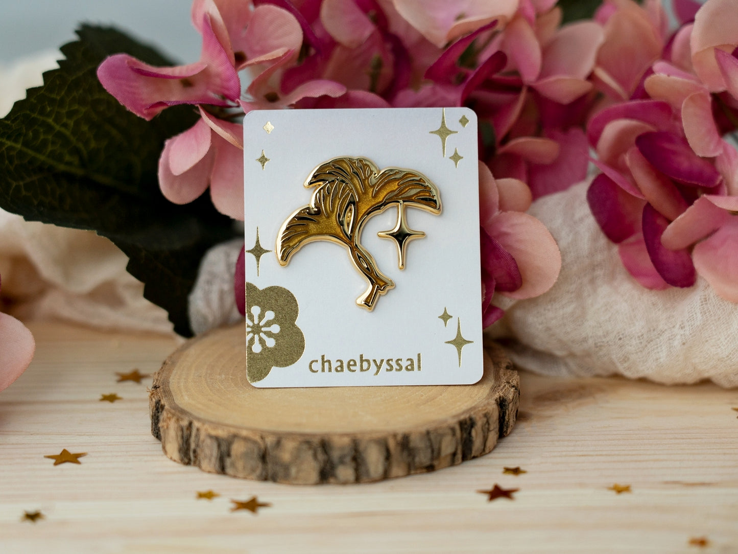 Starry Ginkgo - Enamel Pins