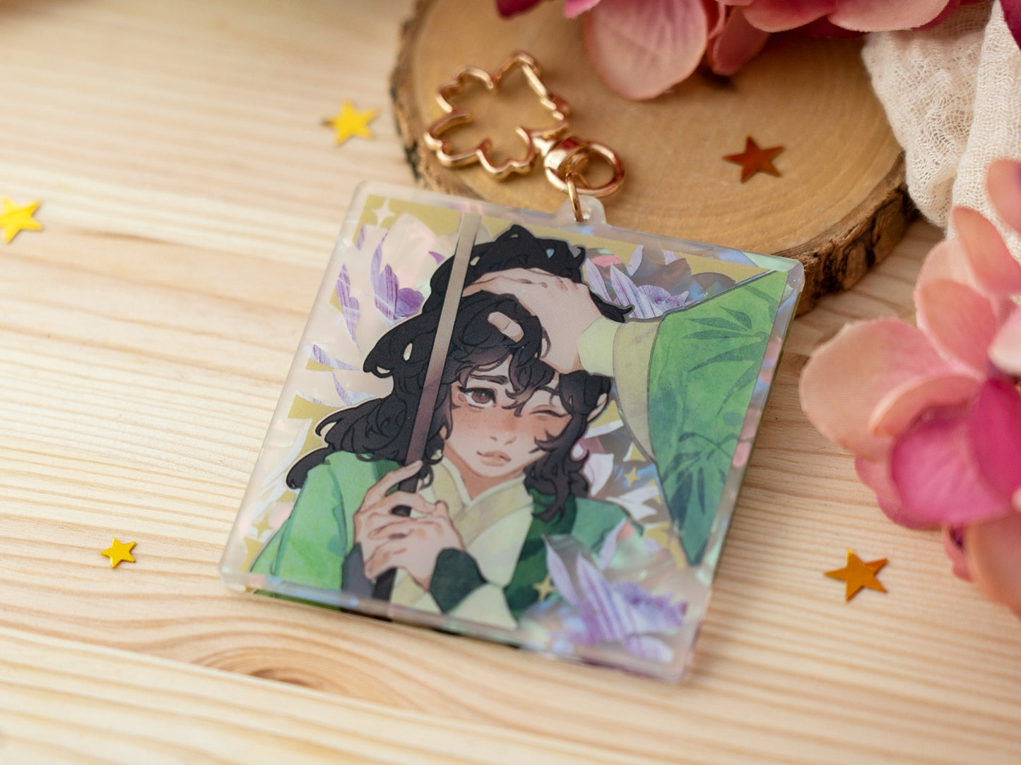 Bunhe - Acrylic Shell Charm