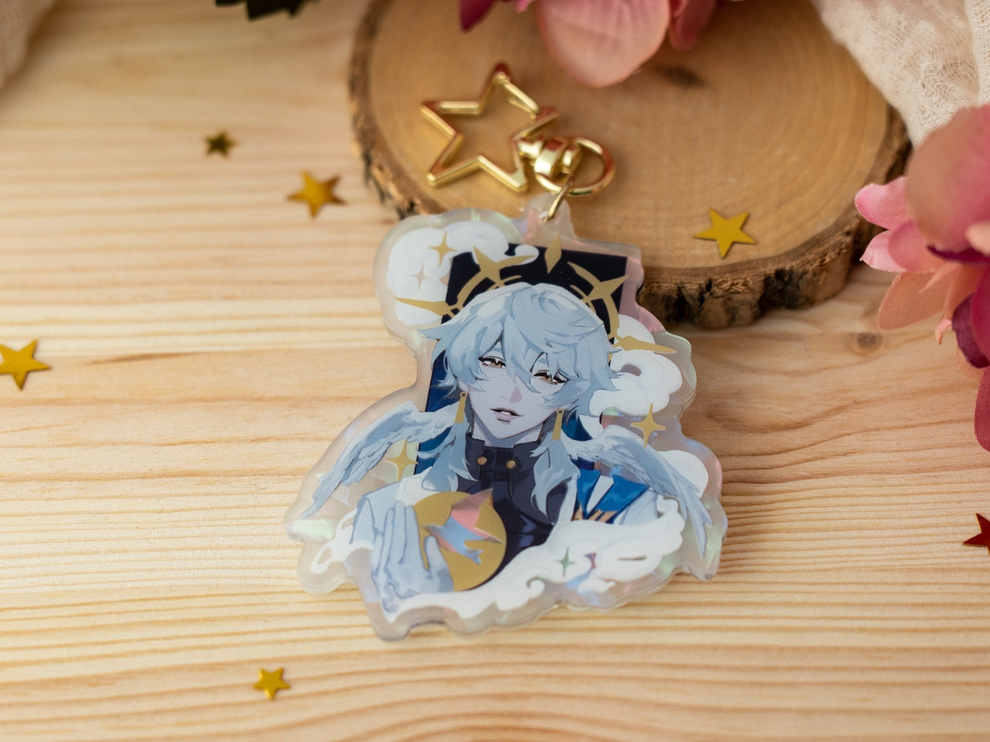 Sunday  - Acrylic Shell Charm