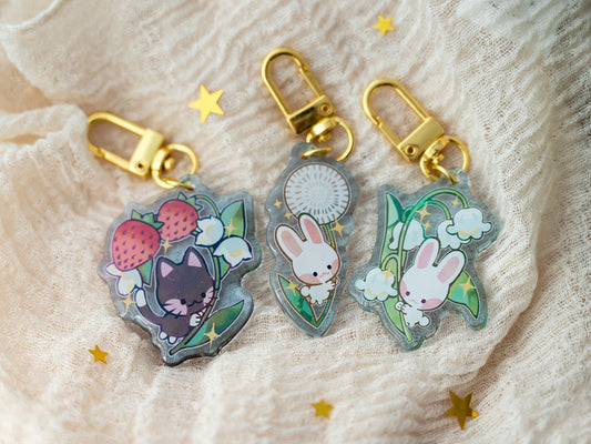 Cuties - Glitter Epoxy Charms