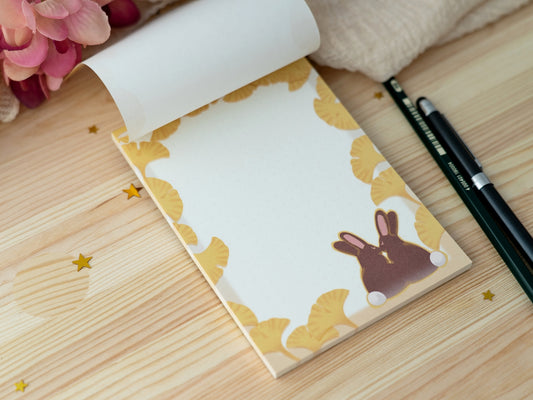 Ginkgo Bunnies - Notepad