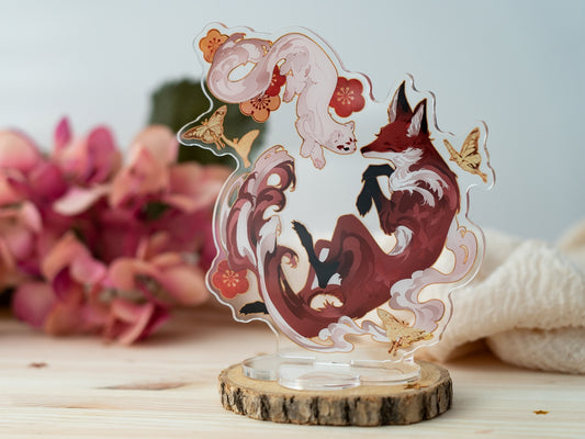 Stoat & Fox Standee