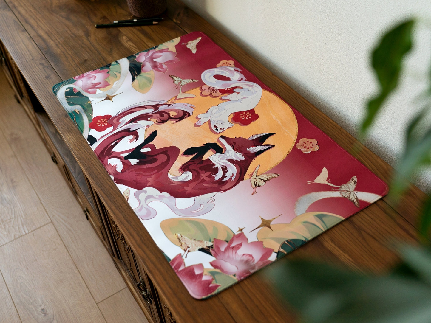 Stoat & Fox I Deskmat/Mousepad
