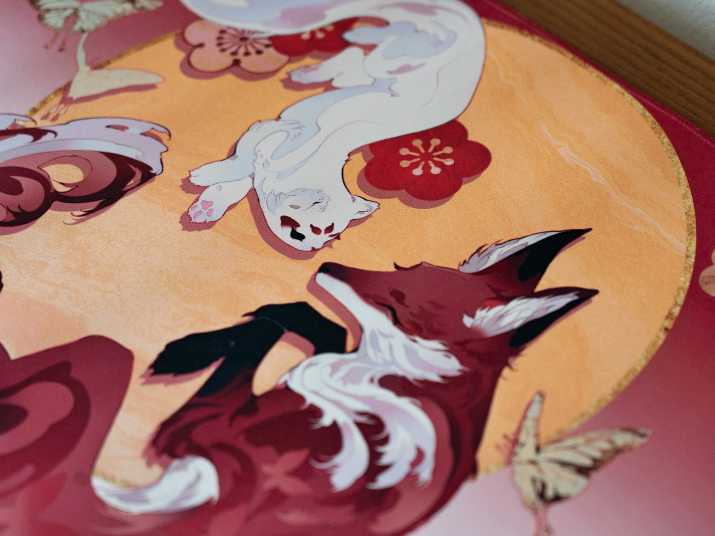 Stoat & Fox I Deskmat/Mousepad