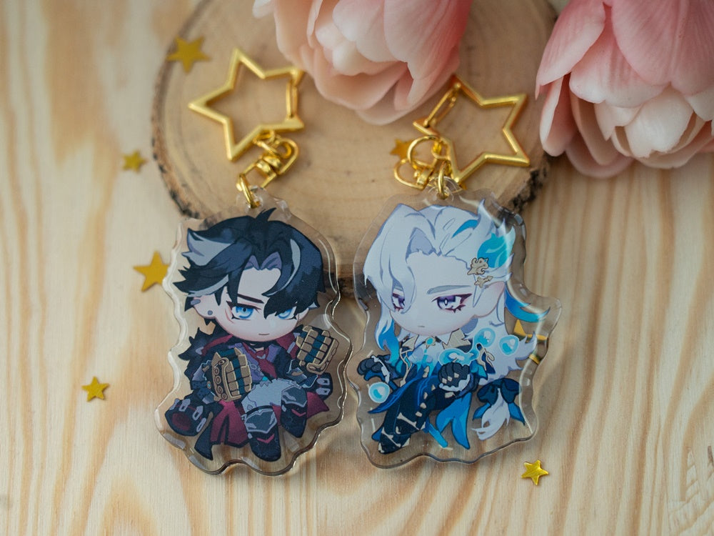 Neuvi and Wrio Acrylic Epoxy Charms