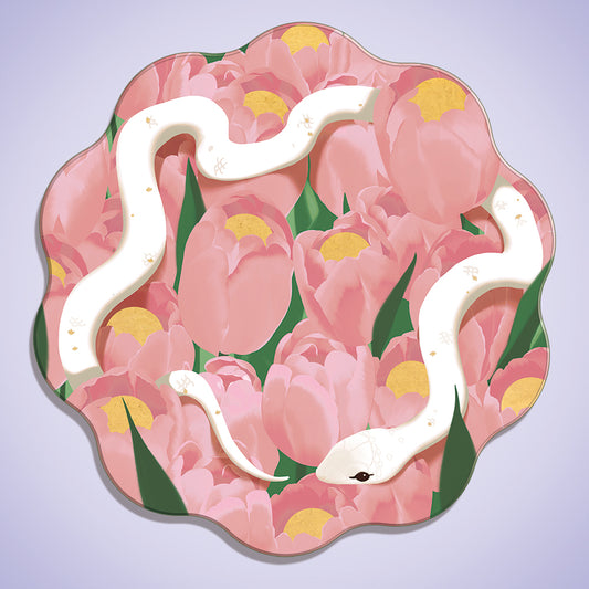 Floral Snake I Mousepad