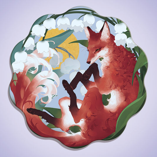 Light Fox I Mousepad