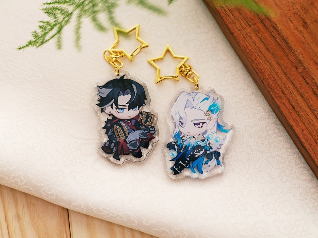 Neuvi and Wrio Acrylic Epoxy Charms