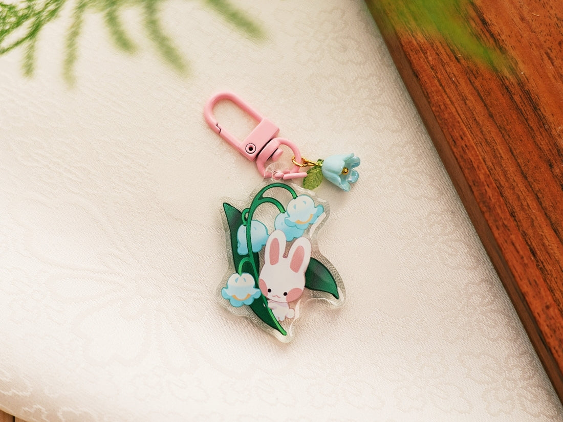 Bunny Acrylic Epoxy Charm