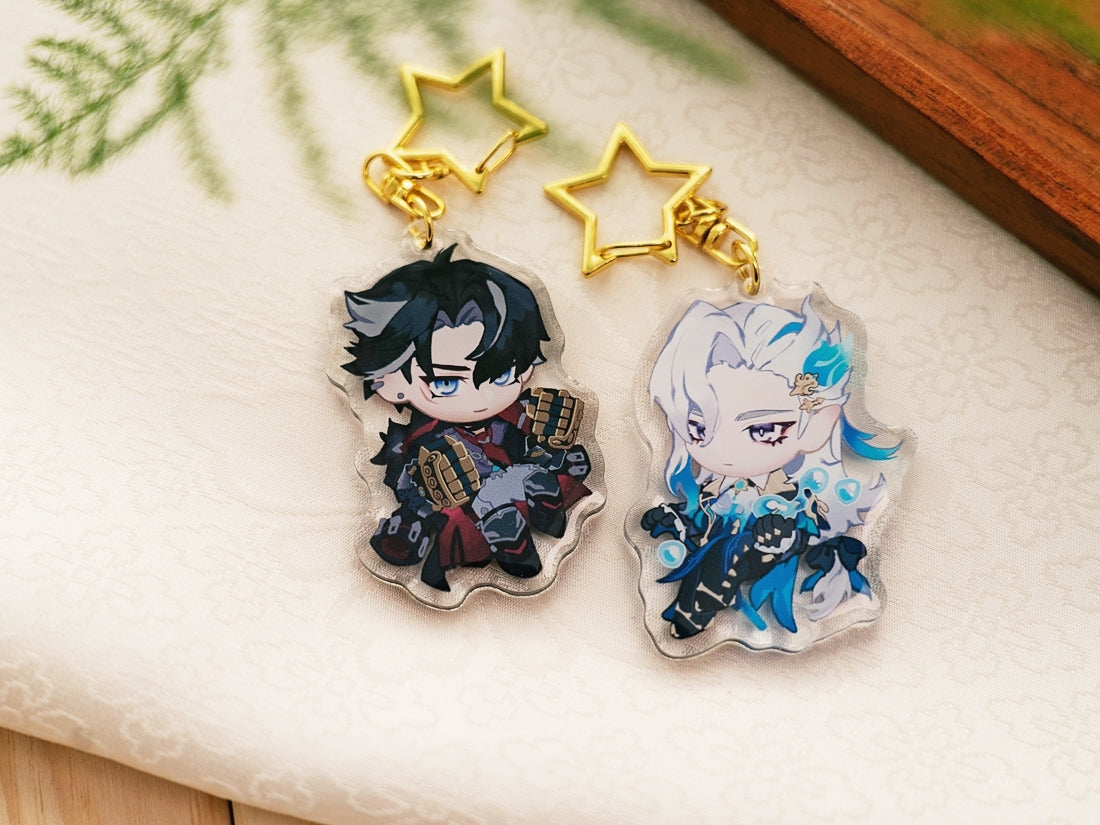 Neuvi and Wrio Acrylic Epoxy Charms